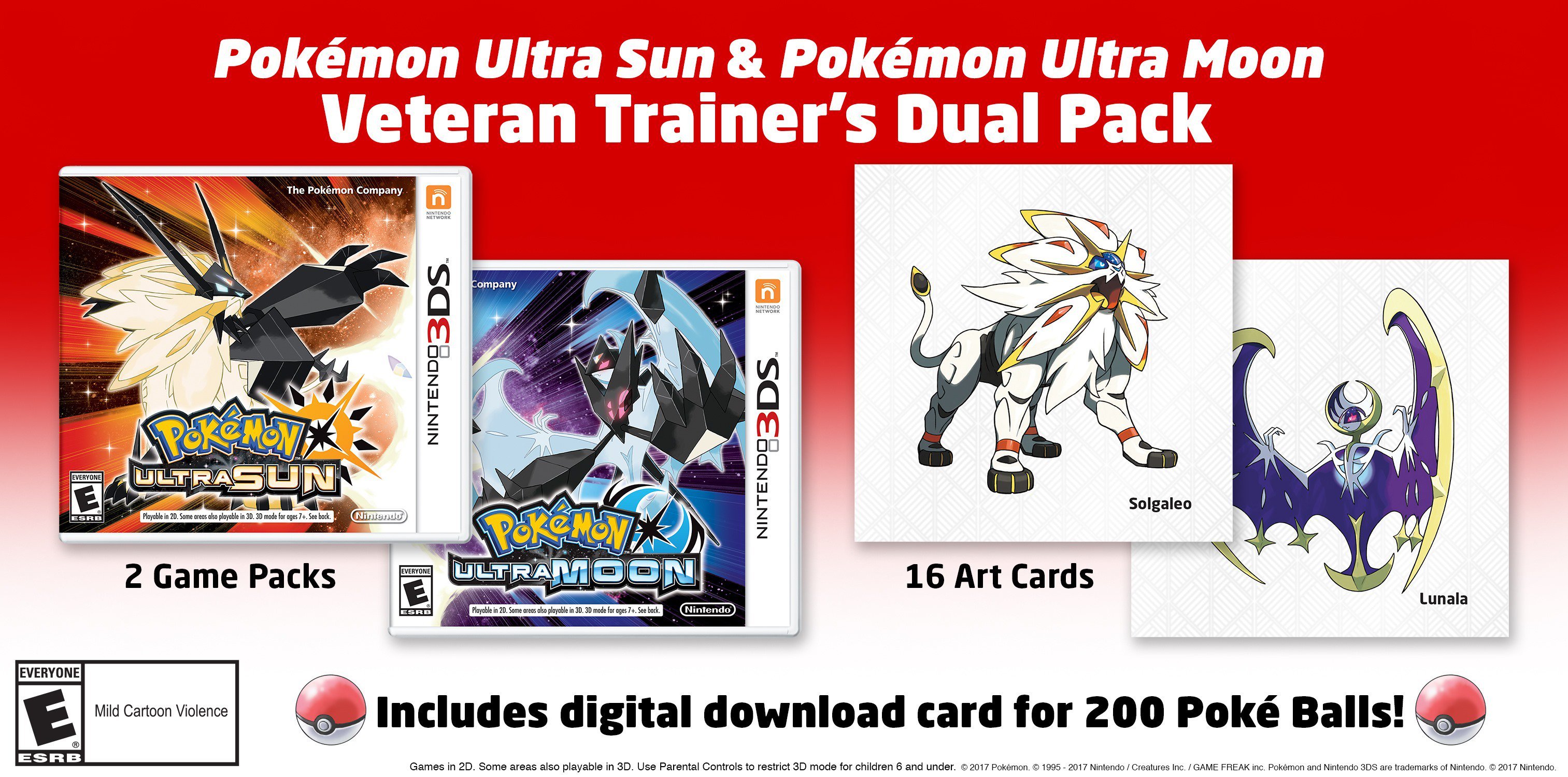 Nintendo anuncia pacote especial com Pokémon Ultra Sun e Ultra Moon