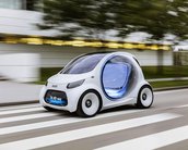 O Vision EQ Fortwo da Smart poderá ser o carrinho autônomo do futuro