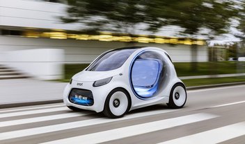 O Vision EQ Fortwo da Smart poderá ser o carrinho autônomo do futuro