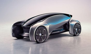 Jaguar revela o conceito futurista Future-Type com volante inteligente