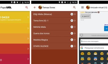 Bate-Papo UOL > FOTOS > Bate-papo UOL tem versão de aplicativo