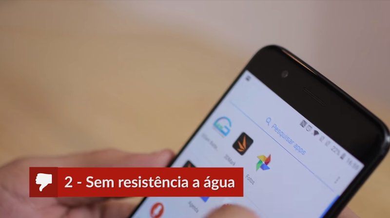 Uma parte de um celular