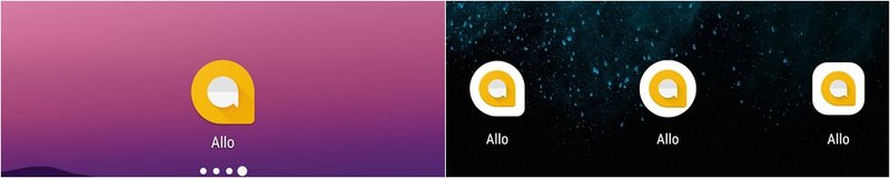 Ícones Google Allo