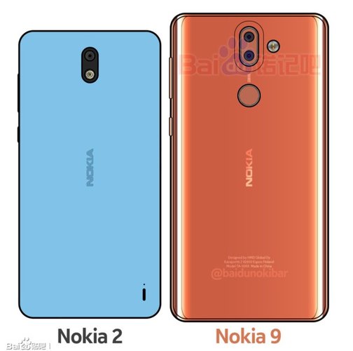 dois smartphones nokia