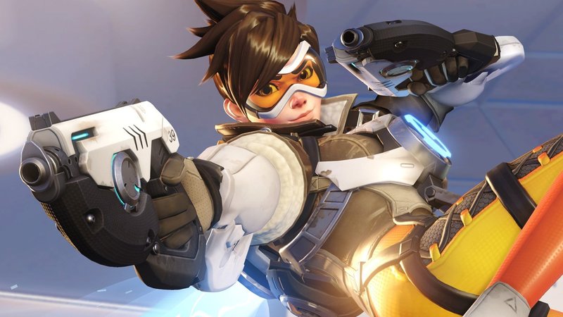 Overwatch, jogo, garota