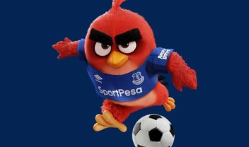 Angry Birds são os novos patrocinadores do Everton