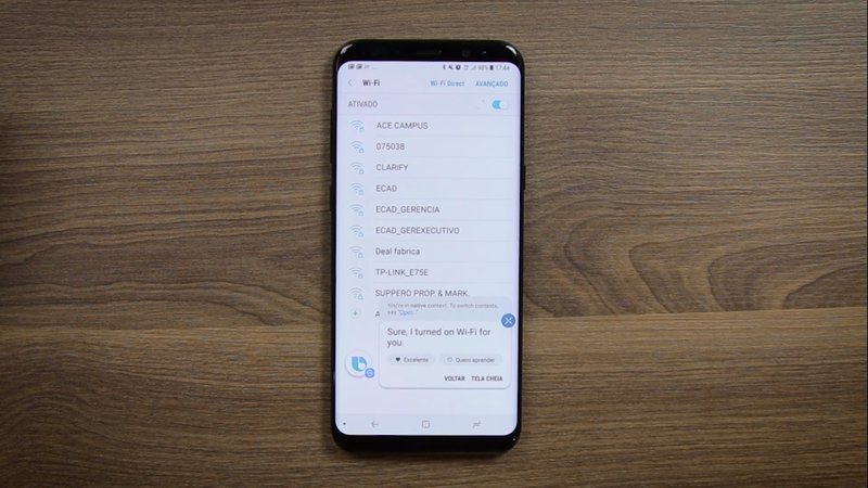 Bixby Voice no Galaxy S8