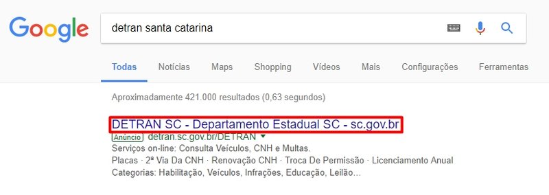 captura do google