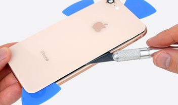 iPhone 8: reparo da traseira de vidro é mais caro que conserto do display 