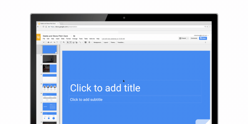 google slides keep