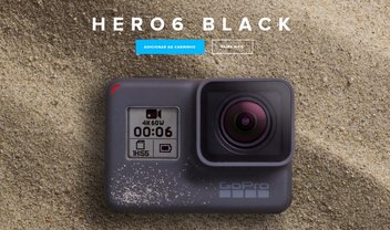 GoPro revela nova Hero6 Black com gravação 4K a 60 fps; saiba mais