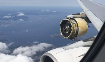 Passageiros filmam motor de avião francês destruído em pleno ar