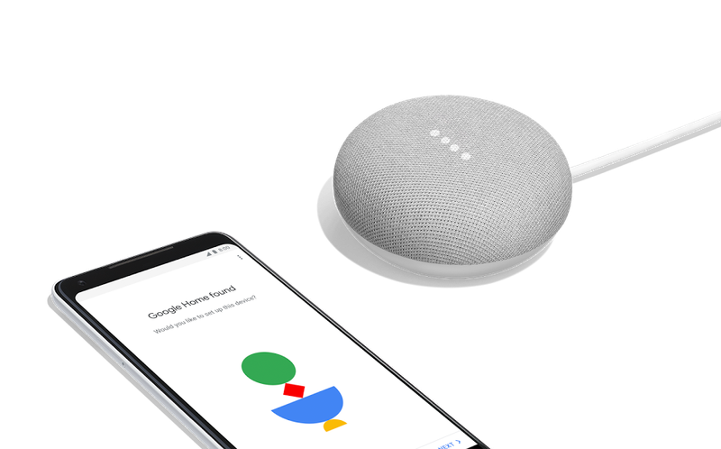 Google Home Mini e Pixel 2