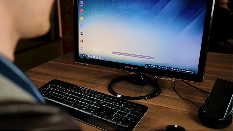 Interface Samsung DeX Station