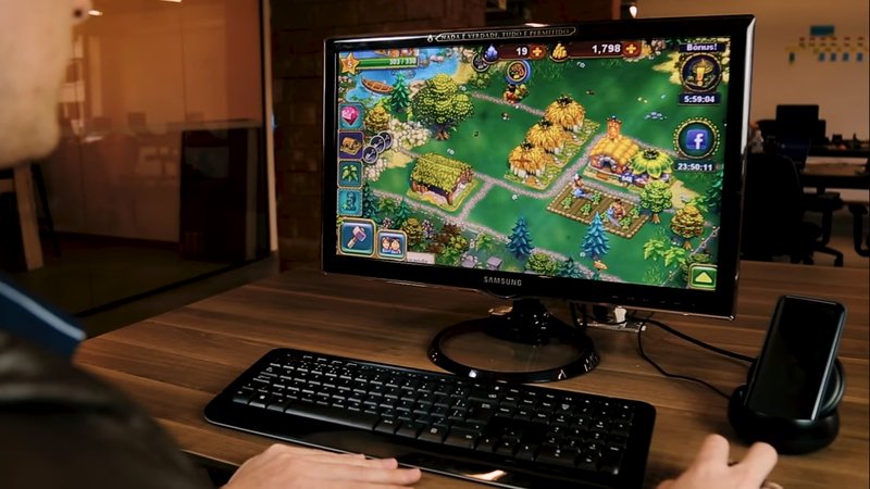 Jogo TribeZ Samsung DeX