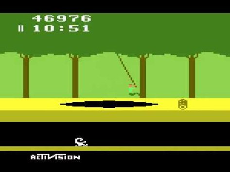 O jogo Pitfall.