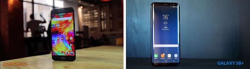 OnePlus 5 vs. Galaxy S8+