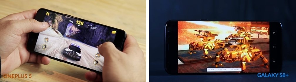 OnePlus 5 vs. Galaxy S8+