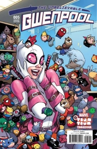 Um quadrinho da Gwenpool.