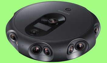 Samsung 360 Round é uma câmera 4K de 360° com 17 lentes