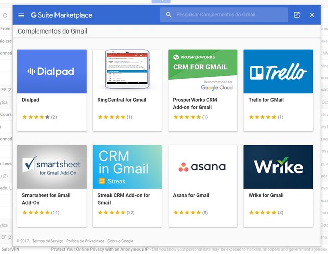 Gmail complementos add-ons