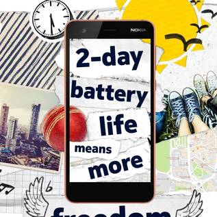 Imagem de Nokia 2 é anunciado e chega prometendo 2 dias de bateria por 100 euros