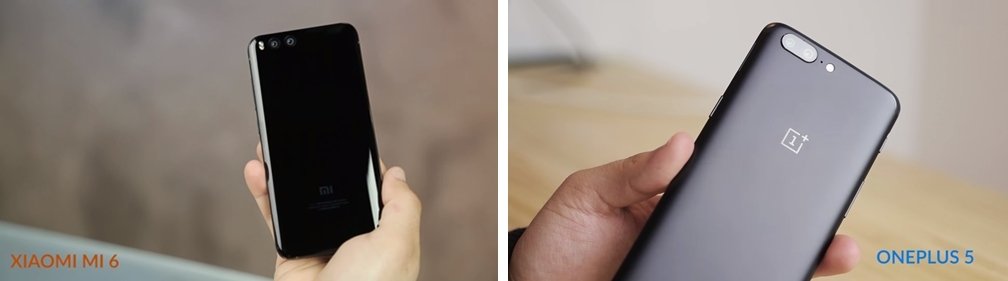 Xiaomi Mi 6 vs. OnePlus 5