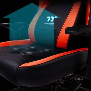 Imagem de Nova cadeira gamer da Thermaltake tem ventoinhas no assento para refrescar