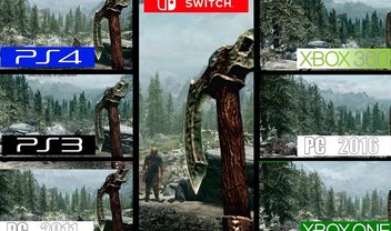 Como está Skyrim no Nintendo Switch? Vídeo compara todas as versões do jogo