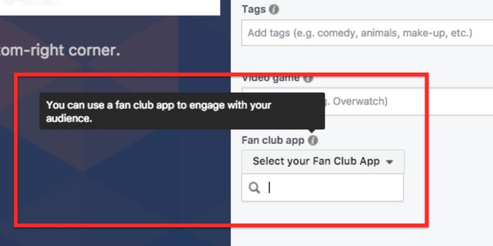 Live Facebook Fan Club App