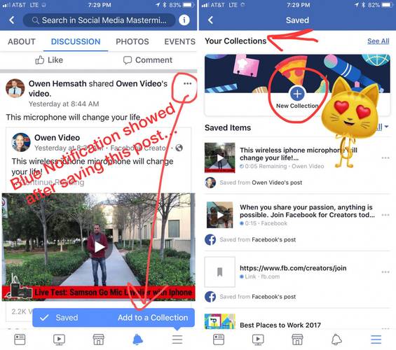 coelções facebook