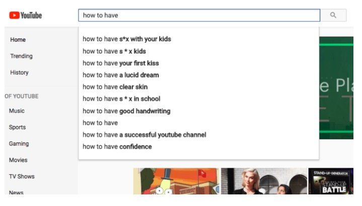 YouTube busca pedofilia