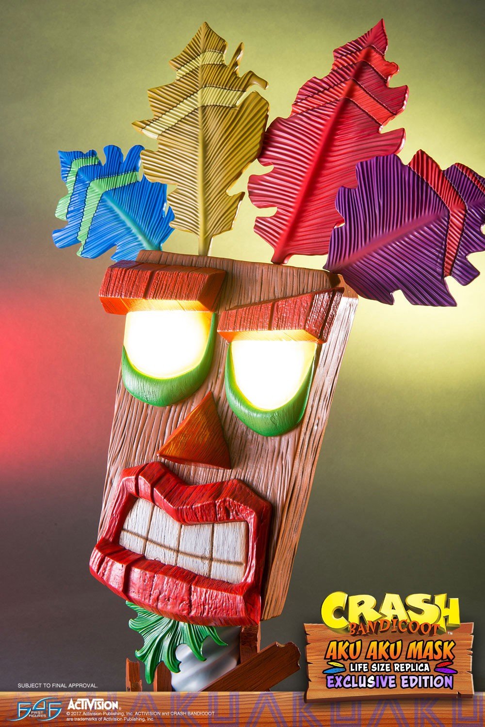 Golden Aku Aku Mask