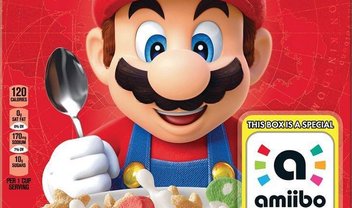 Super Mario deve ganhar cereal cuja caixa funciona como um amiibo