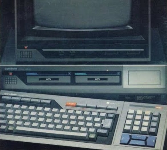 Um computador MSX.