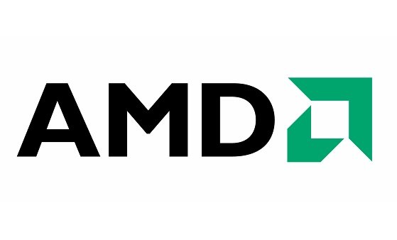 A logo da AMD.