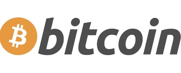 A logo da Bitcoin.