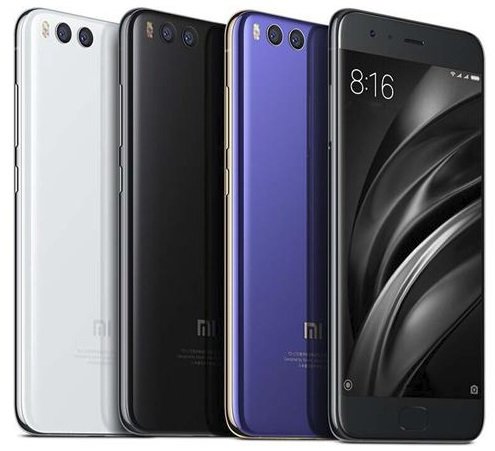 Smartphones da Xiaomi.