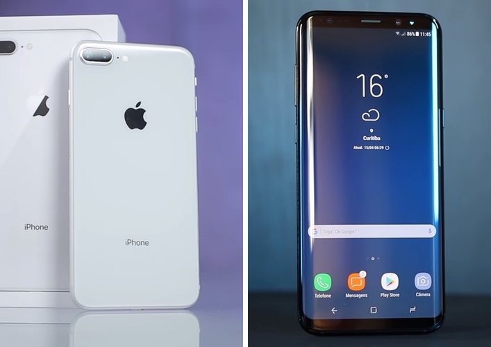 iPhone 8 Plus vs. Galaxy S8+