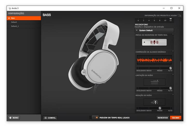 Microfone SteelSeries Arctis 3