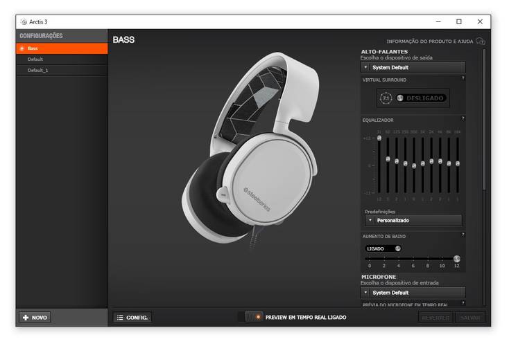 SteelSeries Engine e Arctis 3
