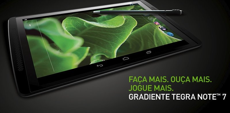 Um tablet.