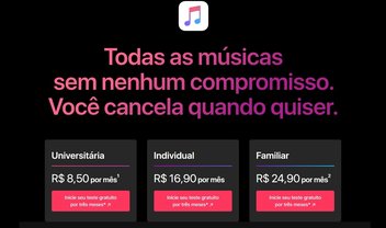 App Store, Apple Music, iTunes e iCloud começam a cobrar em real