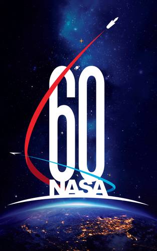 Logo de 60 anos da NASA