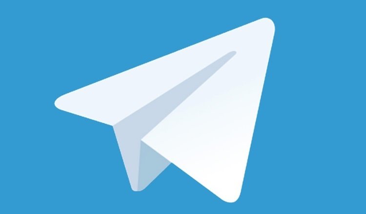 A logo do Telegram.