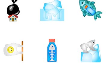 Artista lança pacote de emojis com tema do aquecimento global