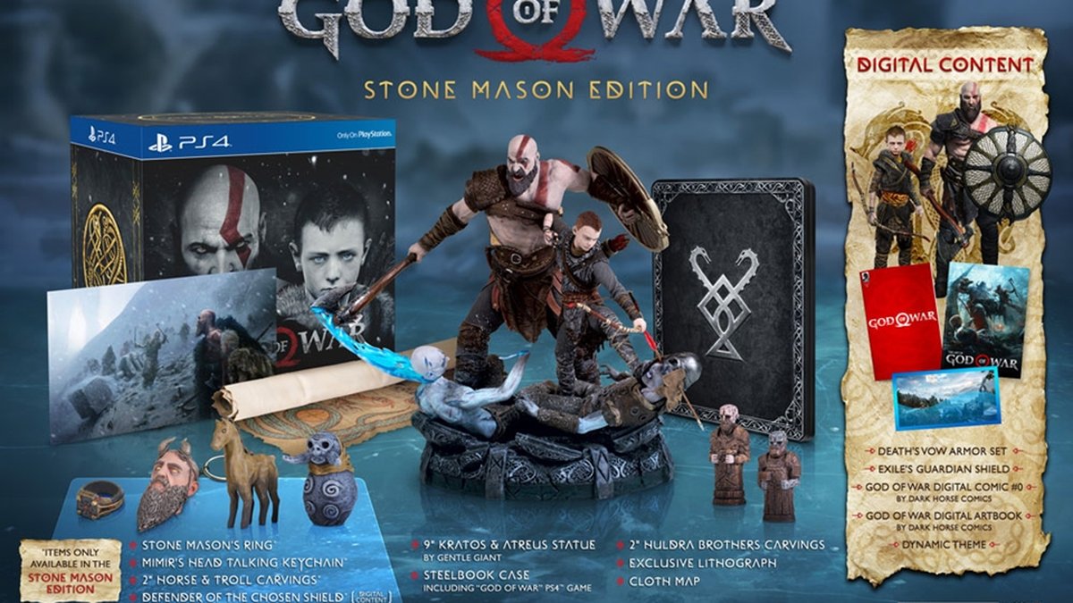 PS4 Pro recebe edição limitada temática de God of War