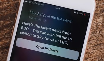 Siri vai falar as notícias do dia para você por meio de comando de voz