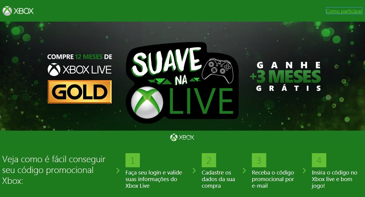 Resgatar Codigo Xbox Live Gratis