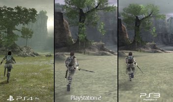 Shadow of the Colossus é comparado no PS2, PS3, PS4 e PS4 Pro; confira